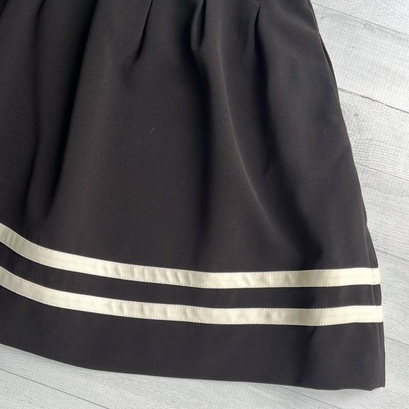 H&M Black and White Deep V Tennis Dress Size 4 - Picture 4 of 11